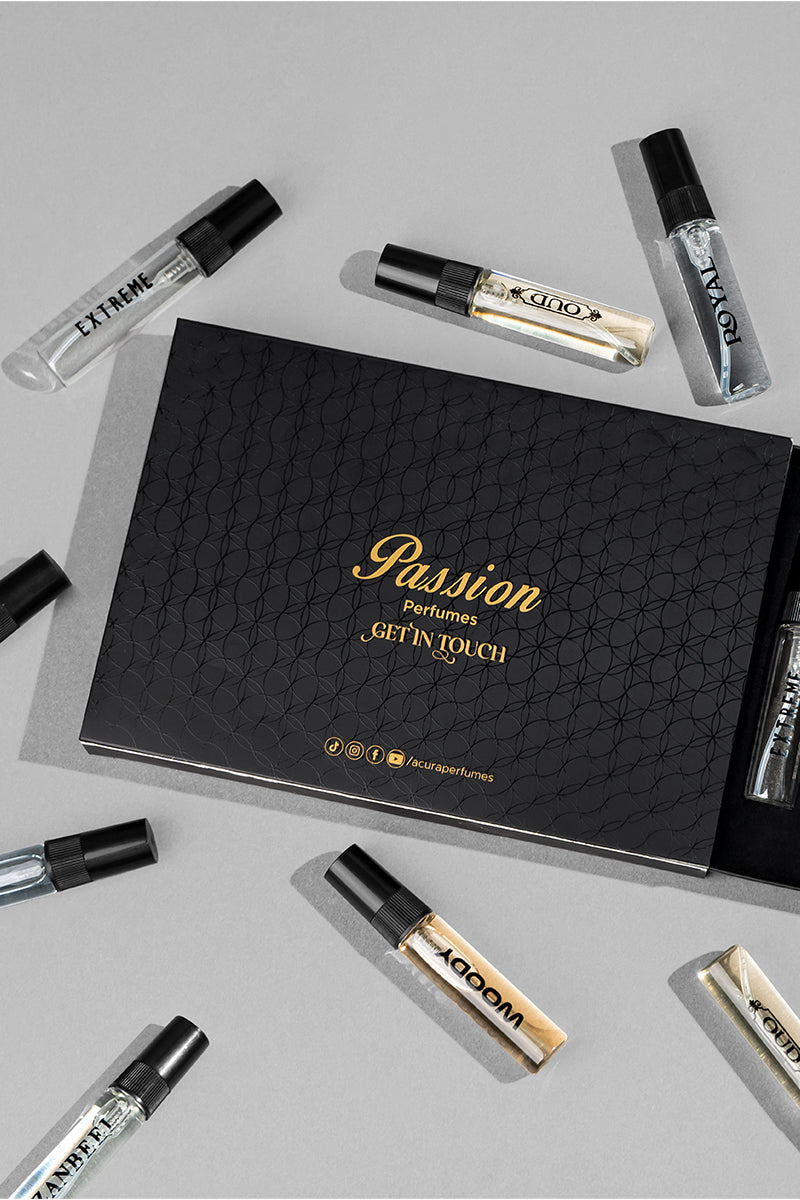 Passion Perfume Tester Vials for Men – Pack of 6 (5ml Each)